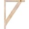Ekena Millwork Traditional Block Smooth Bracket w/ Offset Brace, Douglas Fir, 3 1/2"W x 20"D x 28"H BKT0402X20X28TRA05SDF - alternate 3